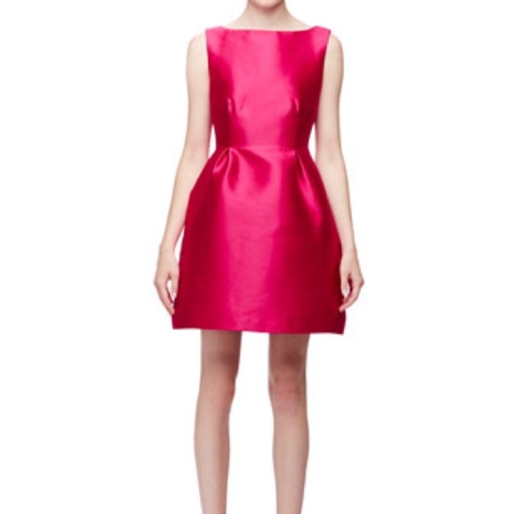 Kate Spade sleeveless open-back fit-&-flare dress, sweetheart pink